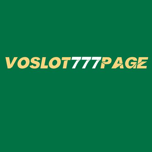 Logo da VOSLOT777PAGE